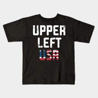 Upper Left USA Kids T-Shirt